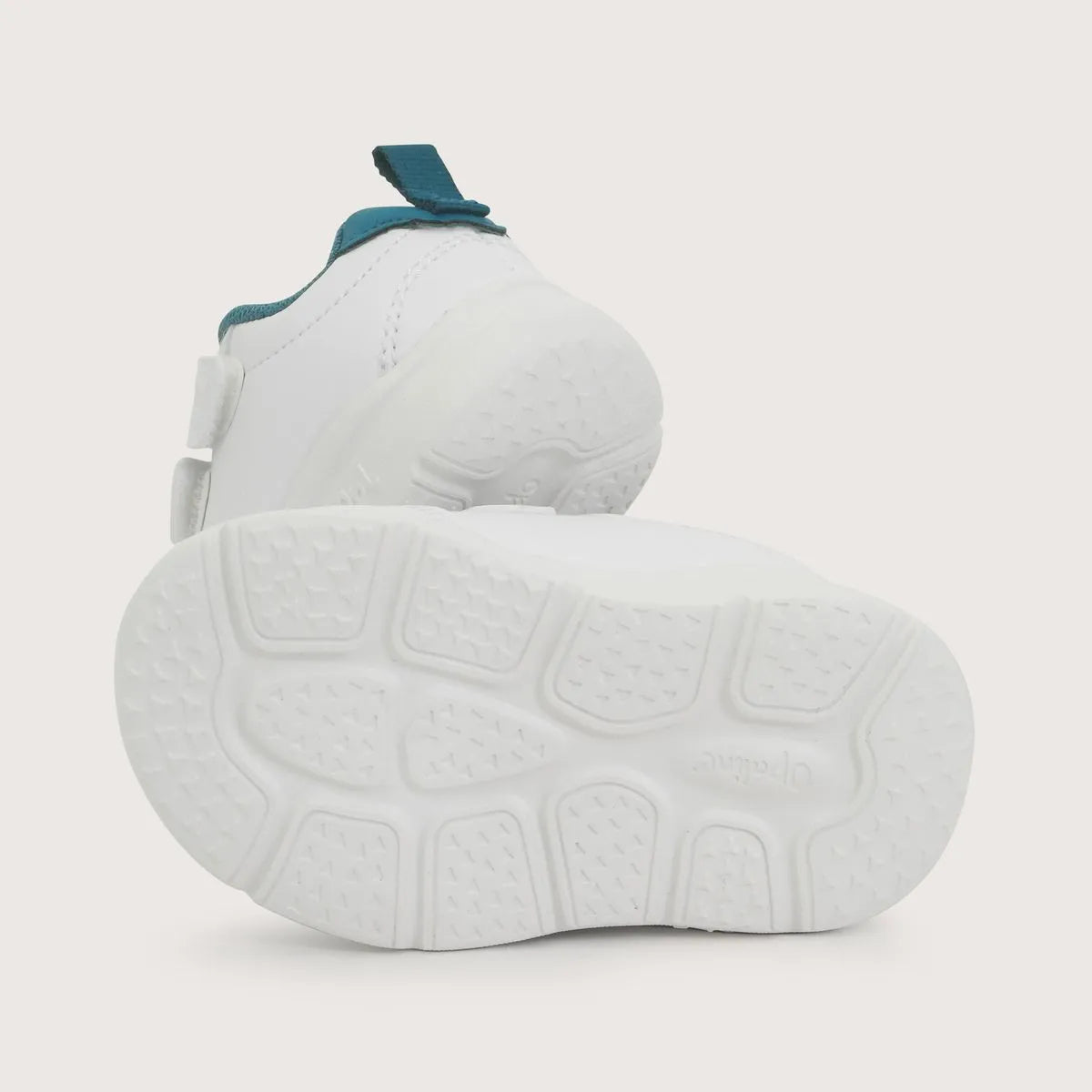 Zapatilla Primeros Pasos Sport Blanca con Verde
