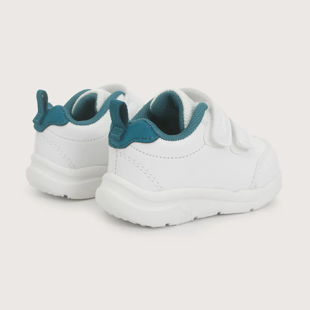 Zapatilla Primeros Pasos Sport Blanca con Verde