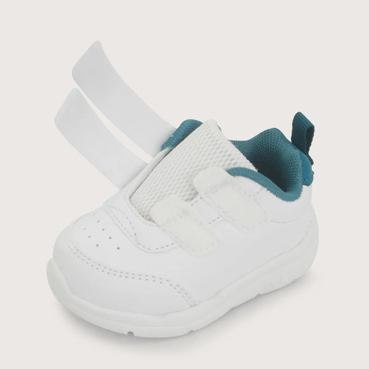 Zapatilla Primeros Pasos Sport Blanca con Verde