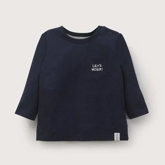 Polera Básica Infant Niño Azul