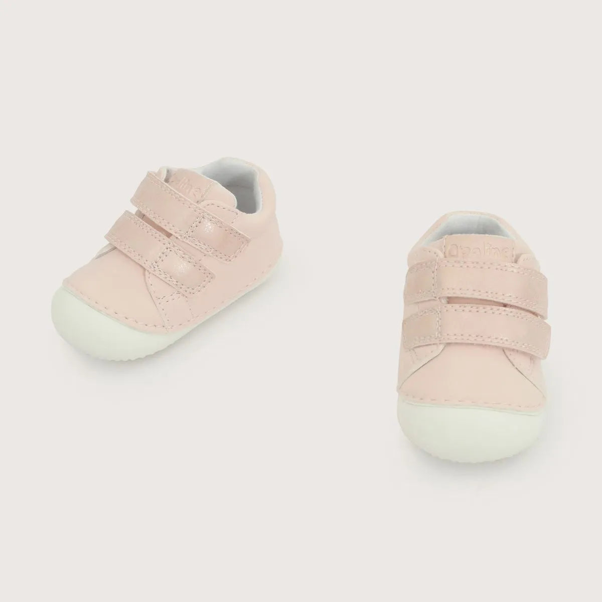 Zapatilla Gateador Con Velcro Bebé Niña Rosada