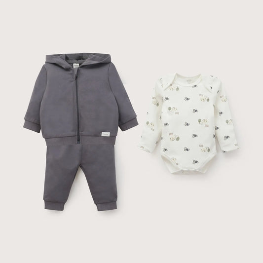 Conjunto De Vestir Bebe Niño Azul