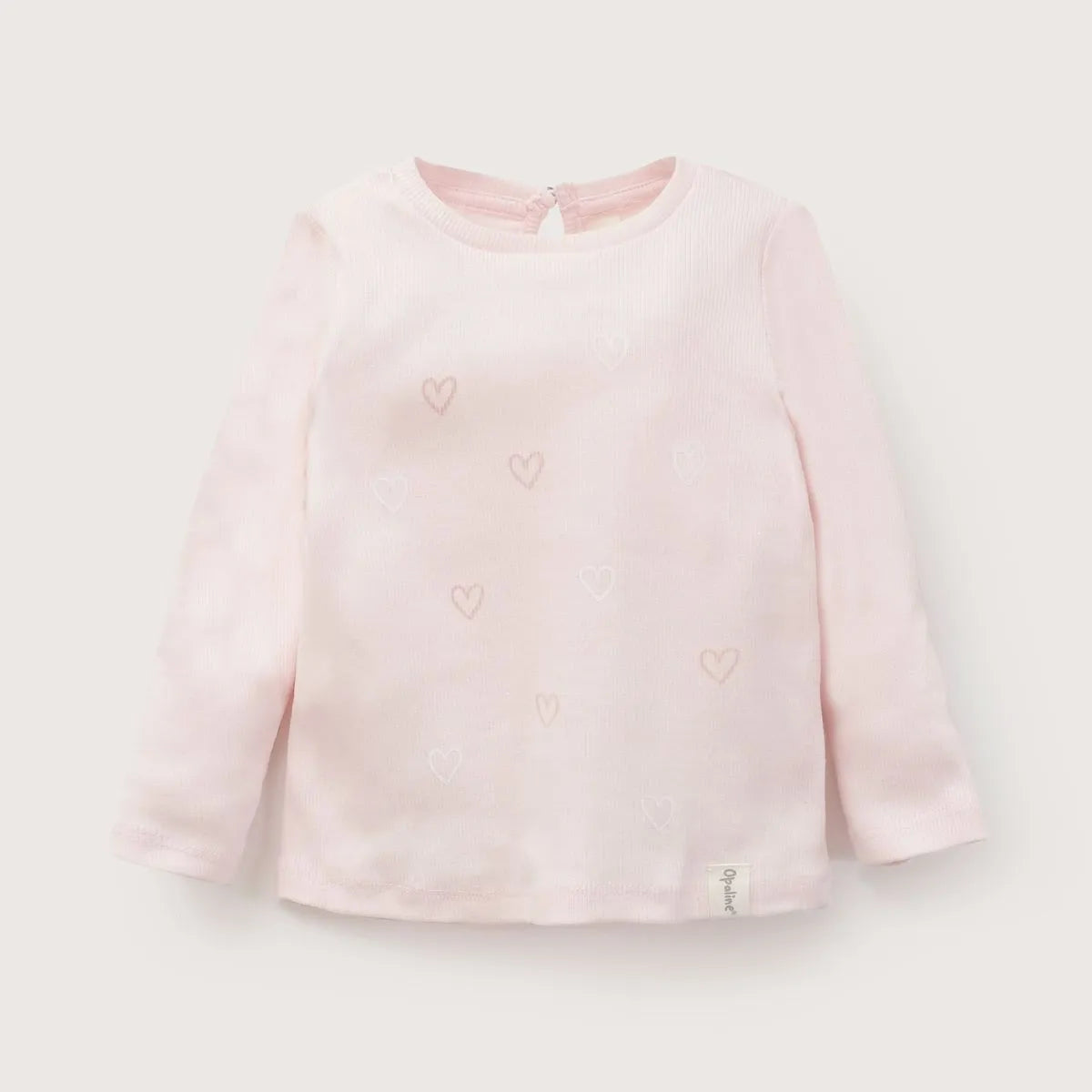 Polera Rib Infant Niña Rosado Claro - 6M
