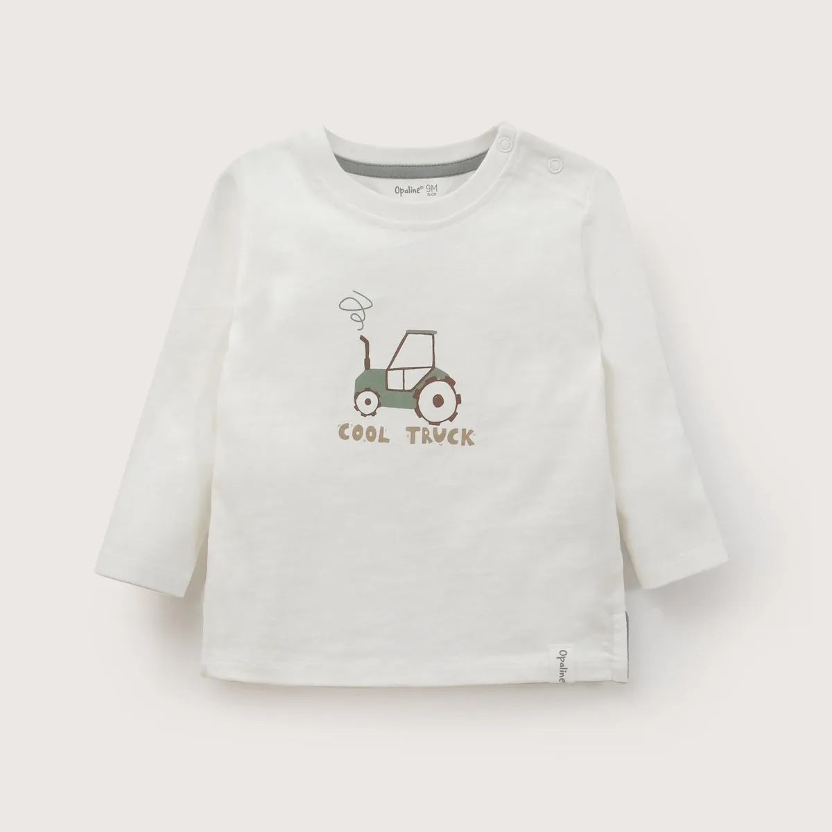 Polera Básica Niño Blanca - 6M