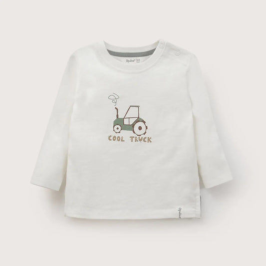 Polera Básica Niño Blanca