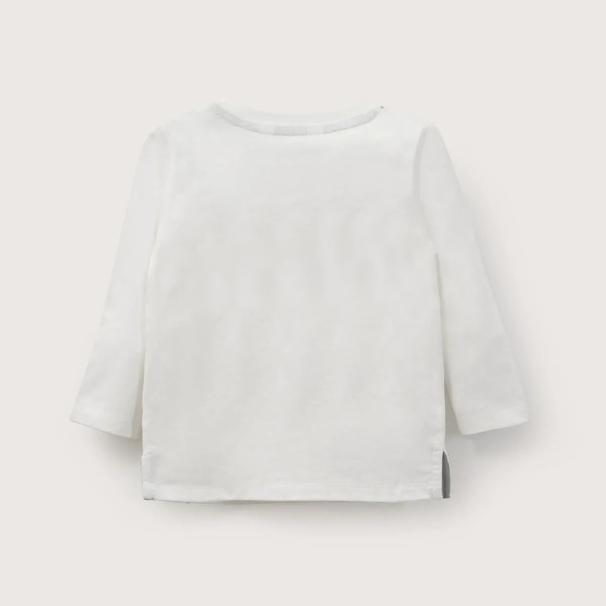 Polera Básica Niño Blanca