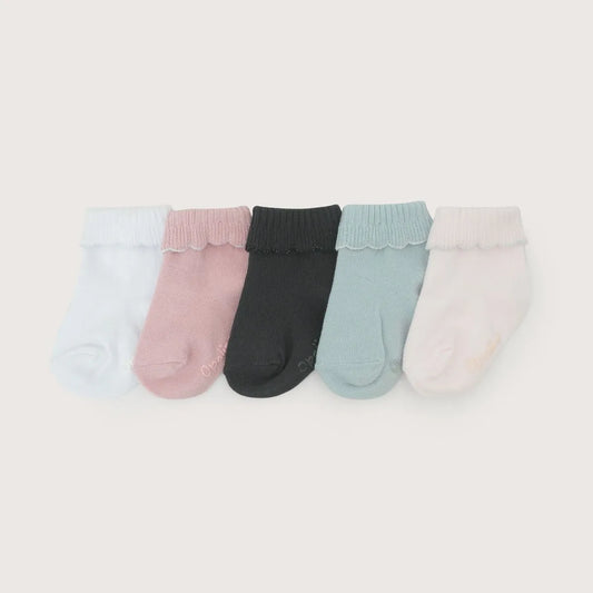 Pack De 5 Calcetines Rosado De Bebe