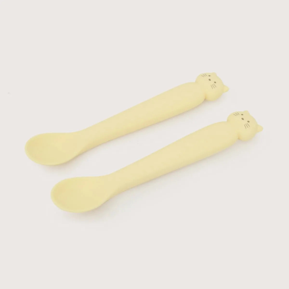 Set 2 cucharas gato amarillo