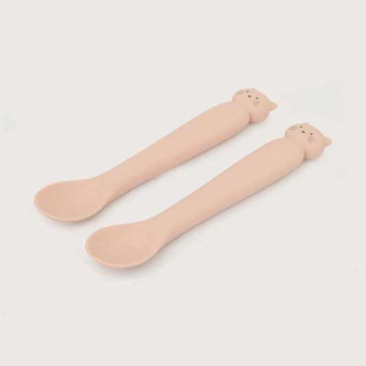 Set 2 cucharas gato rosado