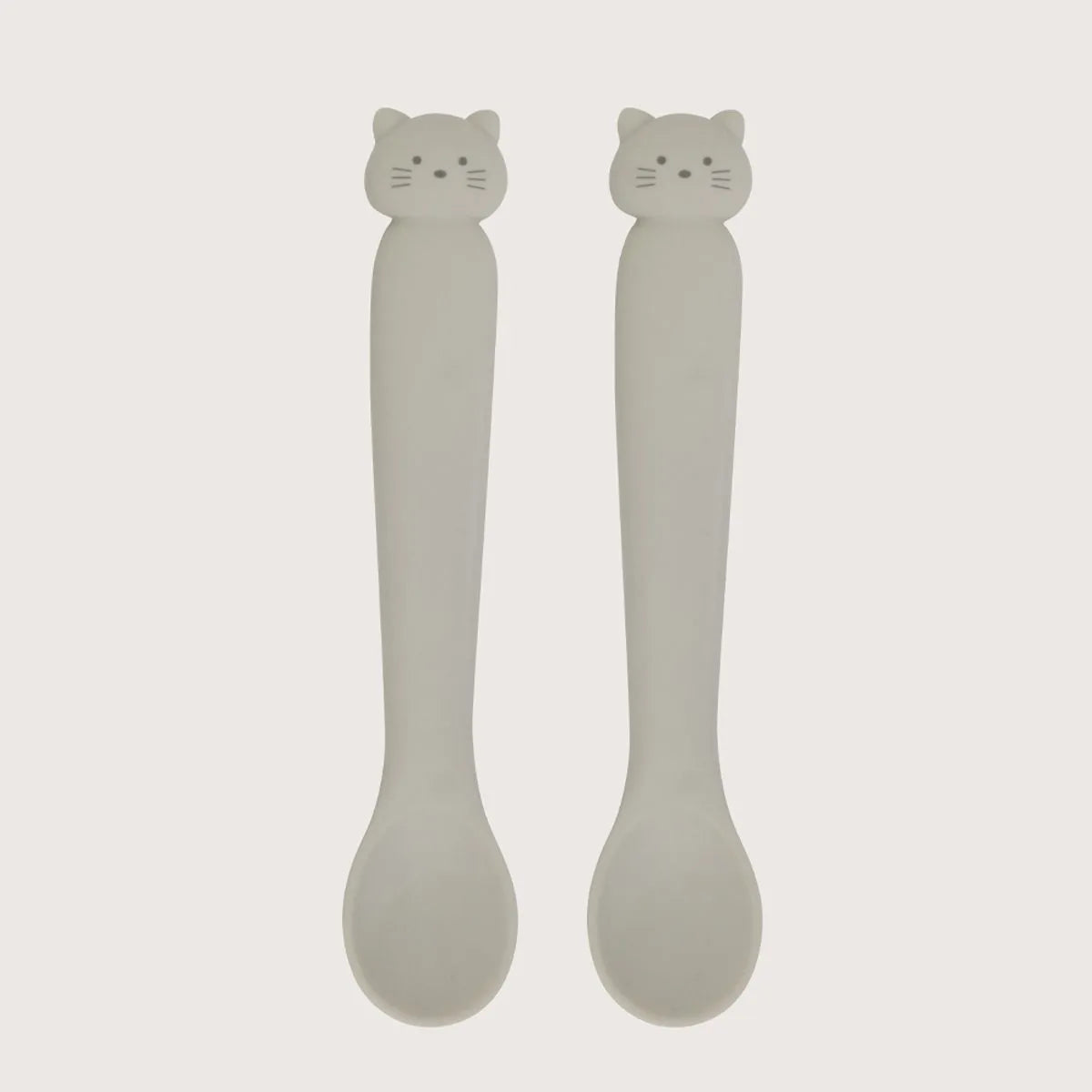 Set 2 cucharas gato gris