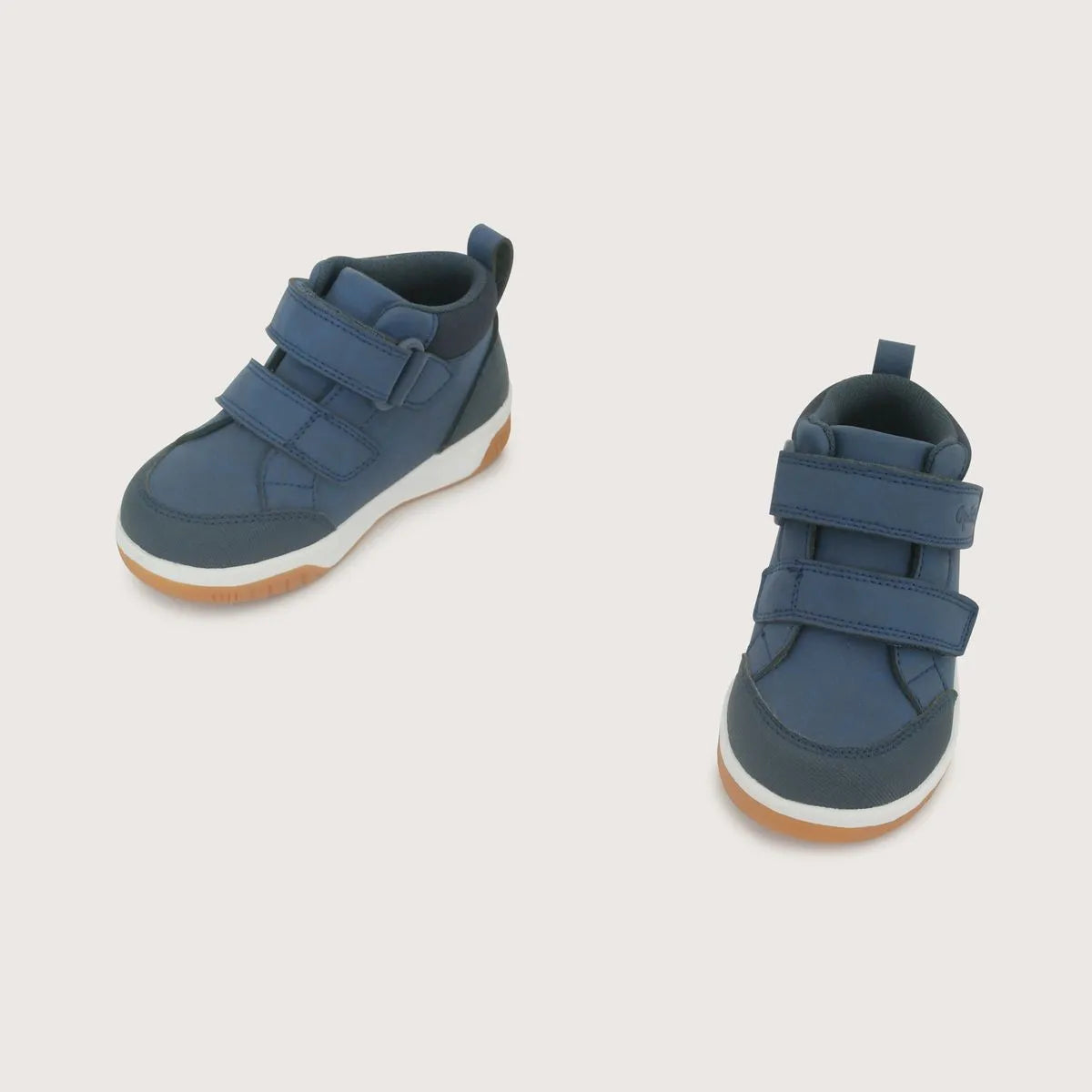 Botín Doble Velcro Azul Niño
