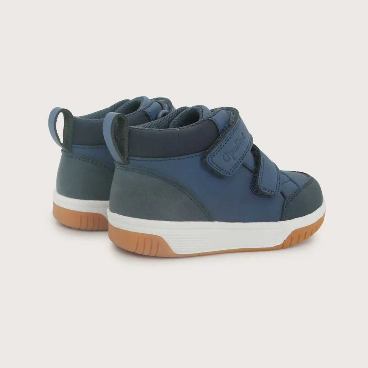 Botín Doble Velcro Azul Niño