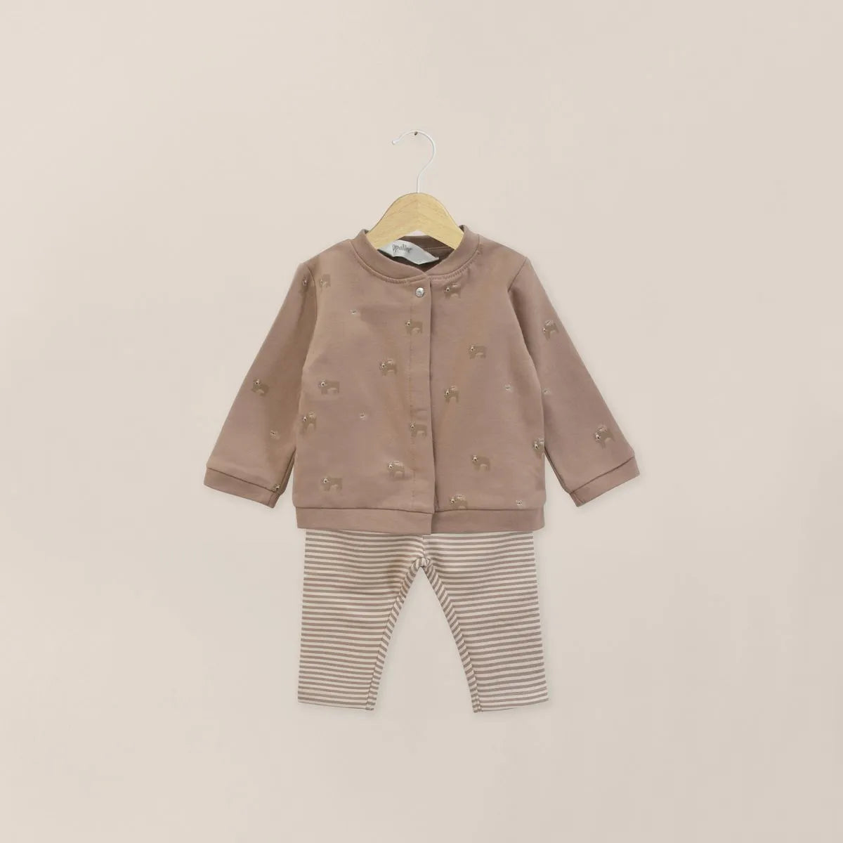 Conjunto Bebé Niño Café