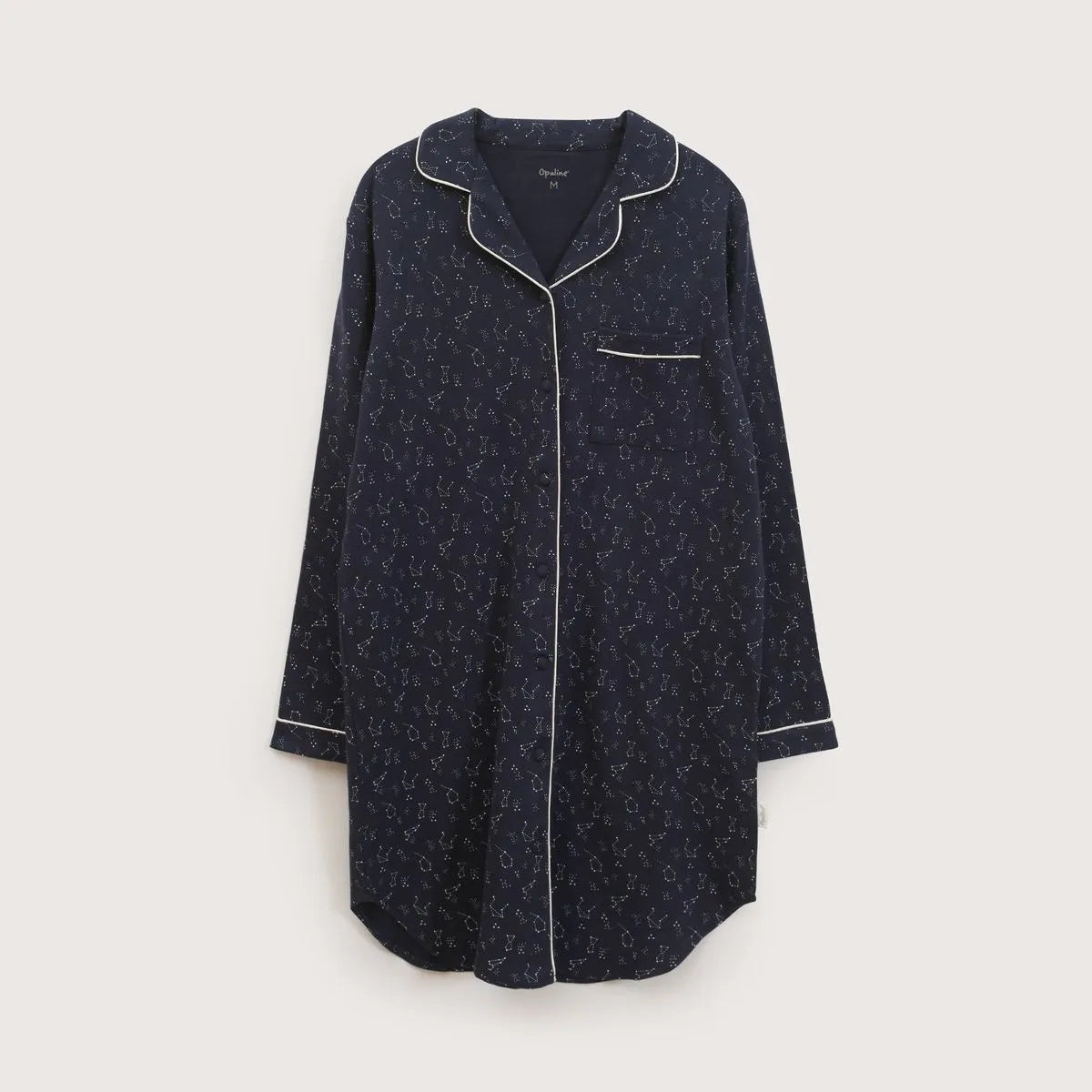 Pijama Mujer Camison Largo - Azul