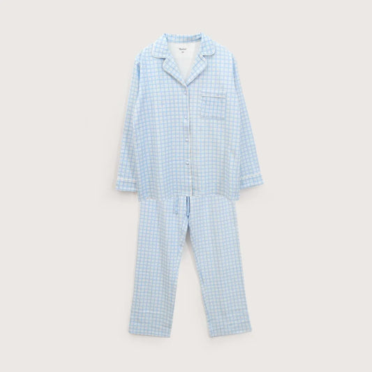 Pijama Conjunto De 2 Piezas De Mujer - Celeste