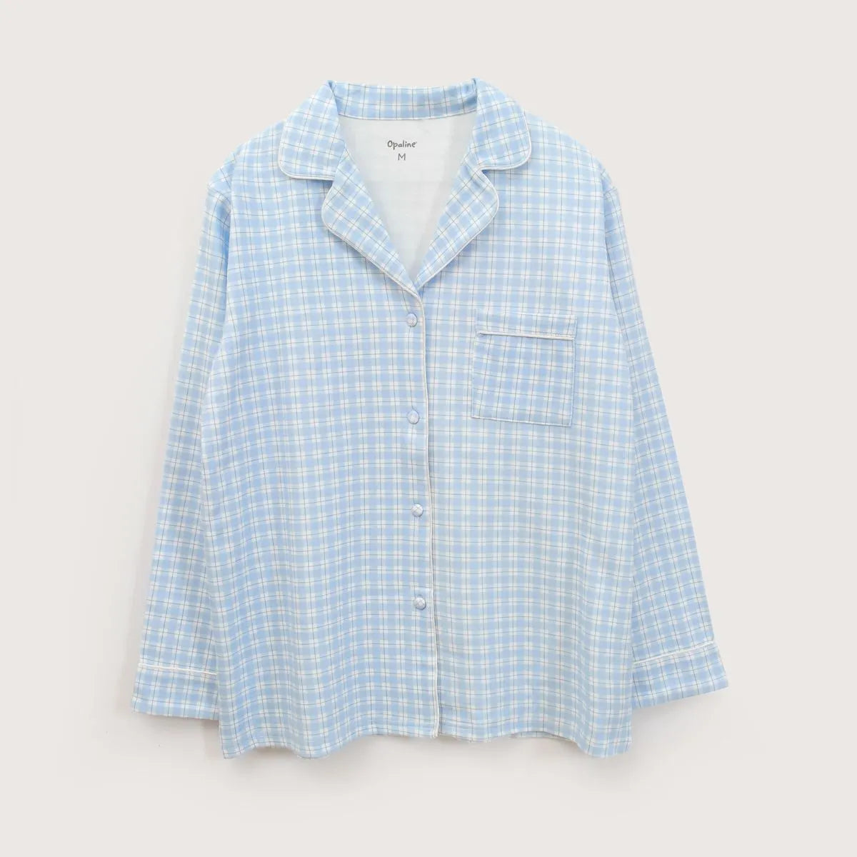 Pijama Conjunto De 2 Piezas De Mujer - Celeste