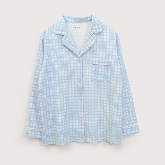 Pijama Conjunto De 2 Piezas De Mujer - Celeste