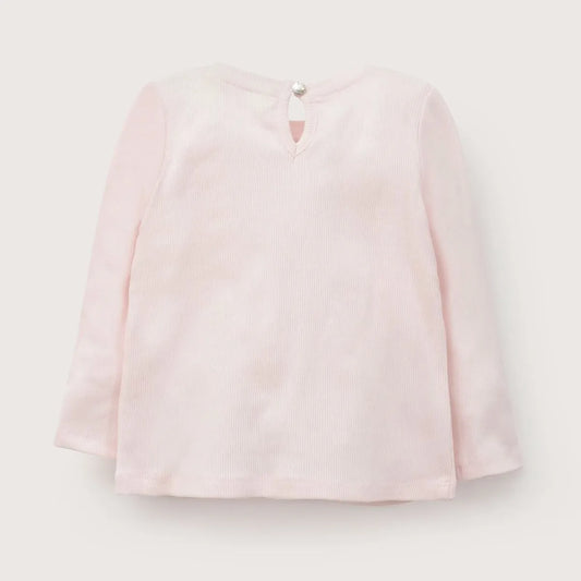 Polera Rib Infant Niña Rosado Claro