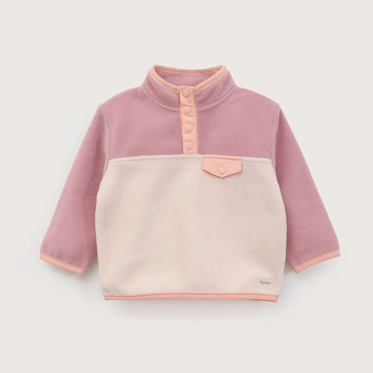 Poleron Infant Niña Rosa Viejo