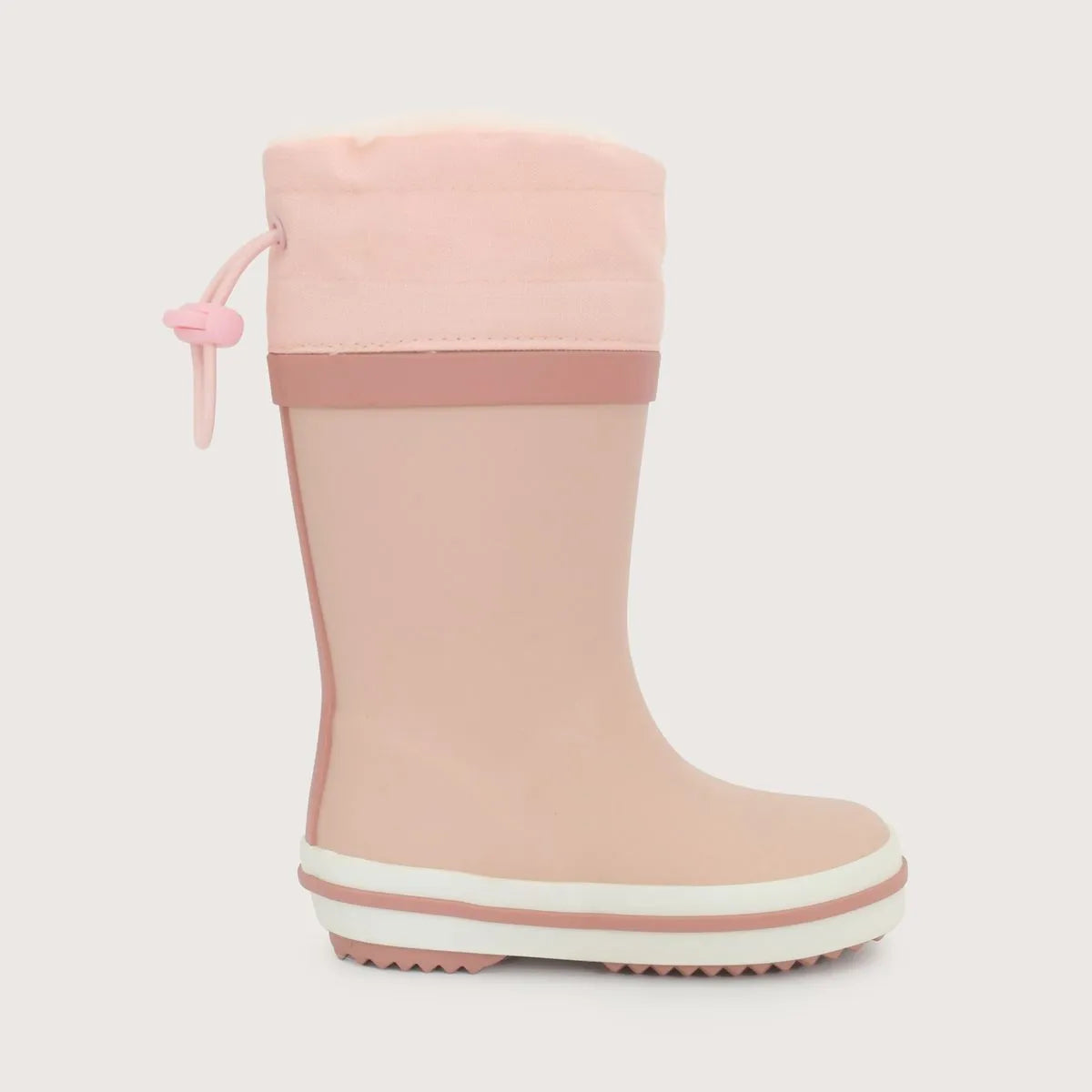 Bota de Agua Abrigada Interior Fur Rosada Niña