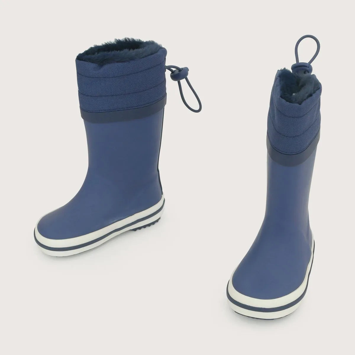 Bota de Agua Abrigada Interior Fur Azul Niño