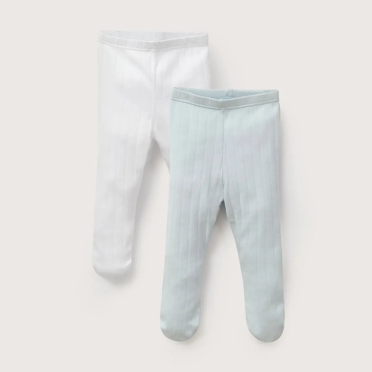 Pack 2 Panty Ballerina Blanco Diseño Celeste Bebé Niño