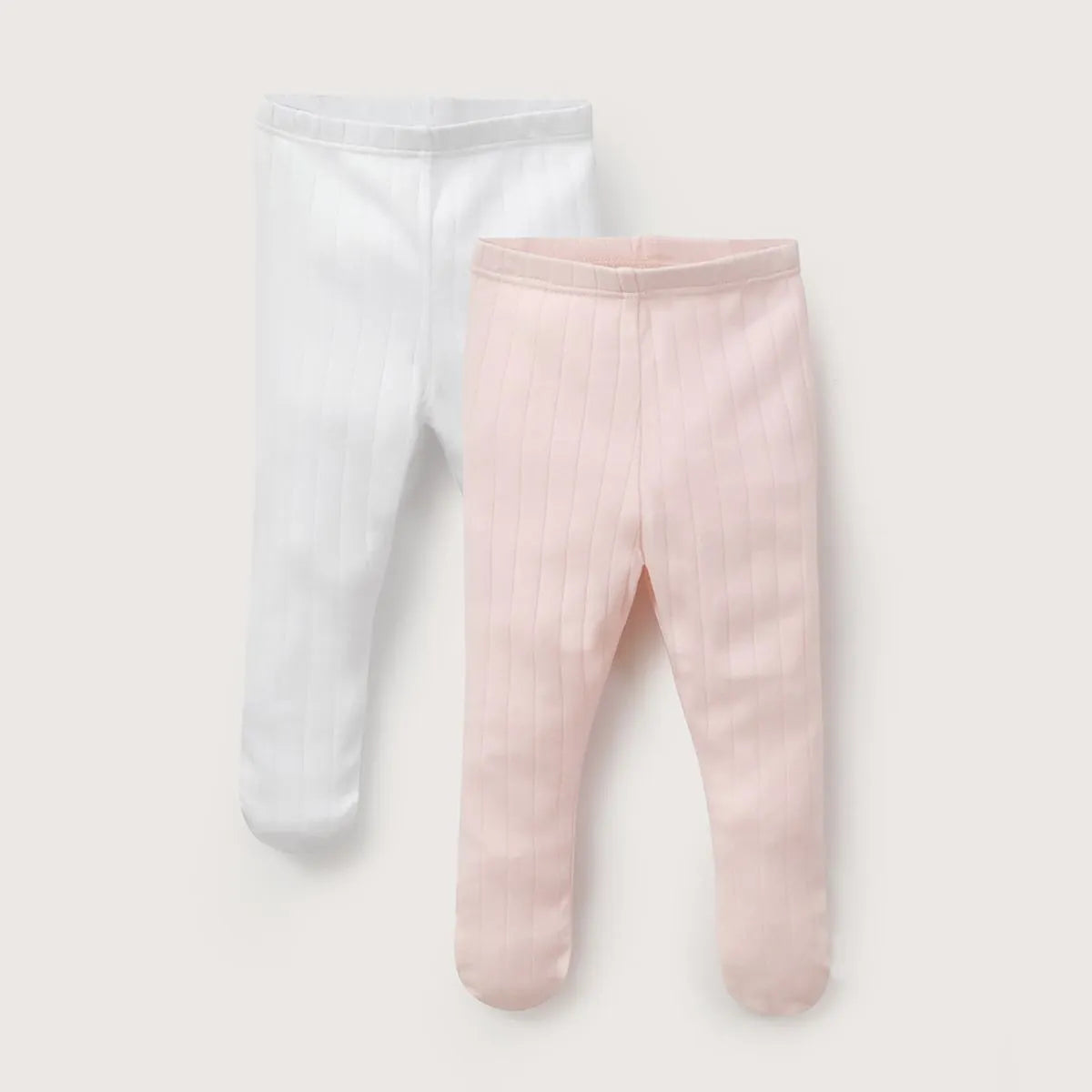 Pack 2 Panty Acanalada Rosada Bebé Niña