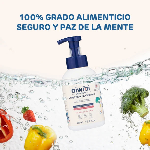 Limpiador de Frutas - Verduras y Mamaderas Aiwibi 480 ml