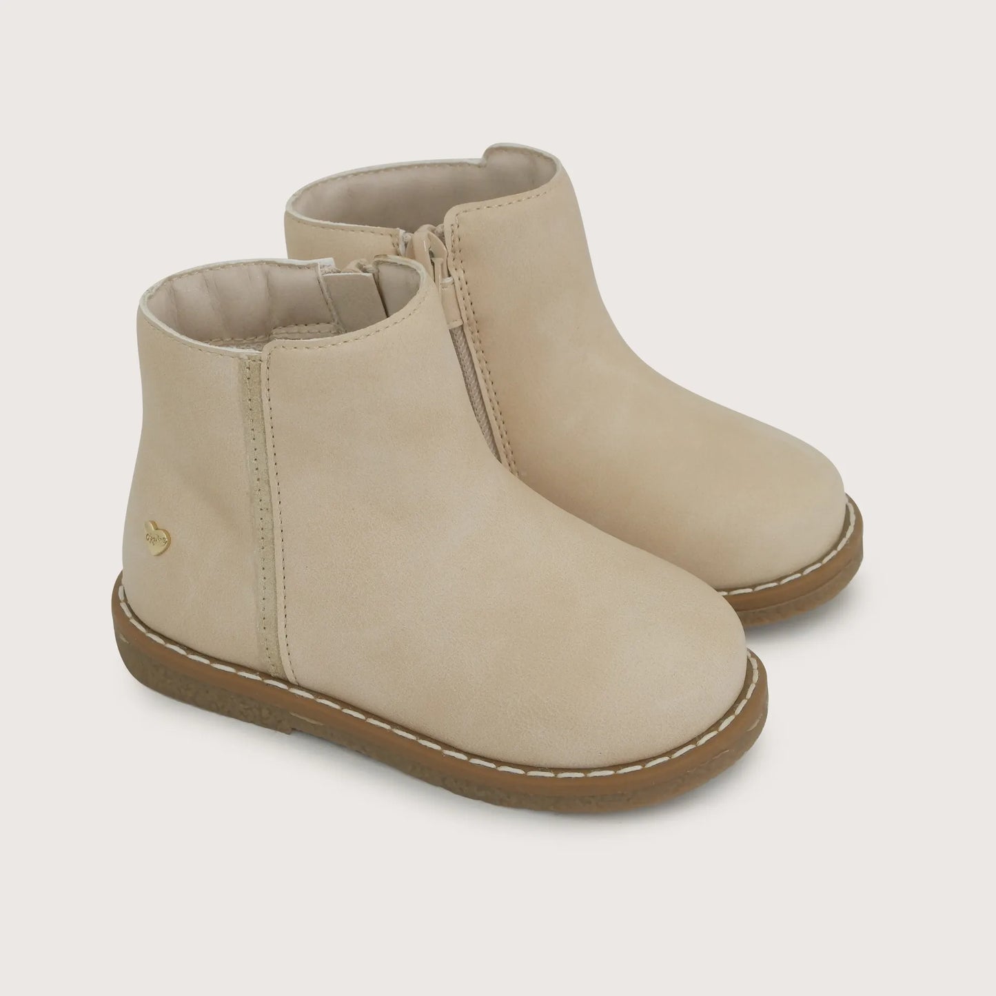 Botín Casual Beige Niña