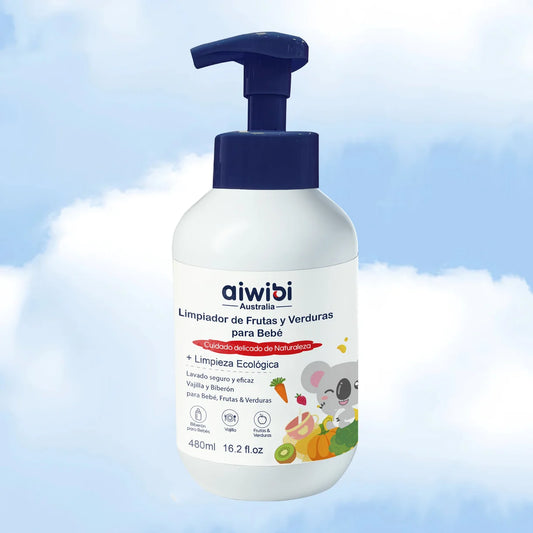Limpiador de Frutas - Verduras y Mamaderas Aiwibi 480 ml