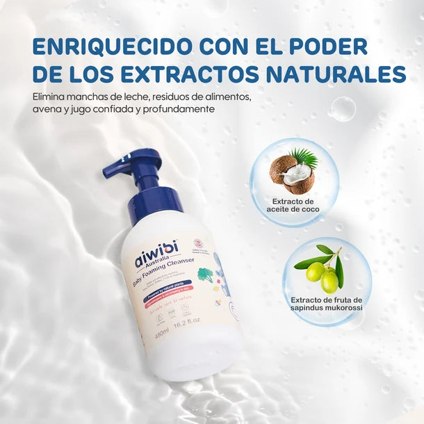 Limpiador de Frutas - Verduras y Mamaderas Aiwibi 480 ml