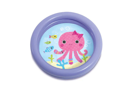 Piscina Inflable Redonda Para Bebés 61x15cm Color Lila