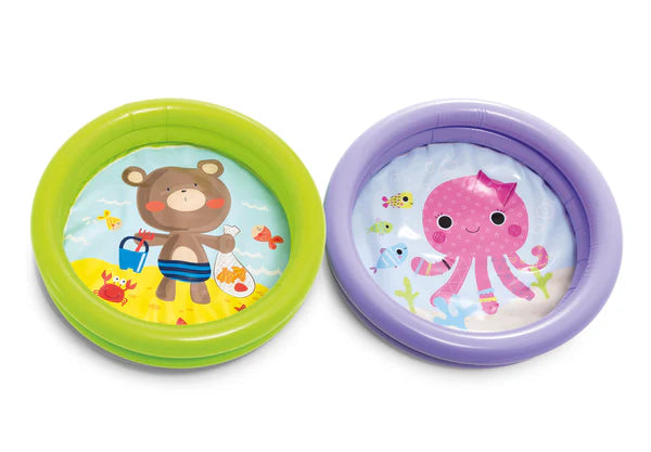 Piscina Inflable Redonda Para Bebés 61x15cm Color Lila