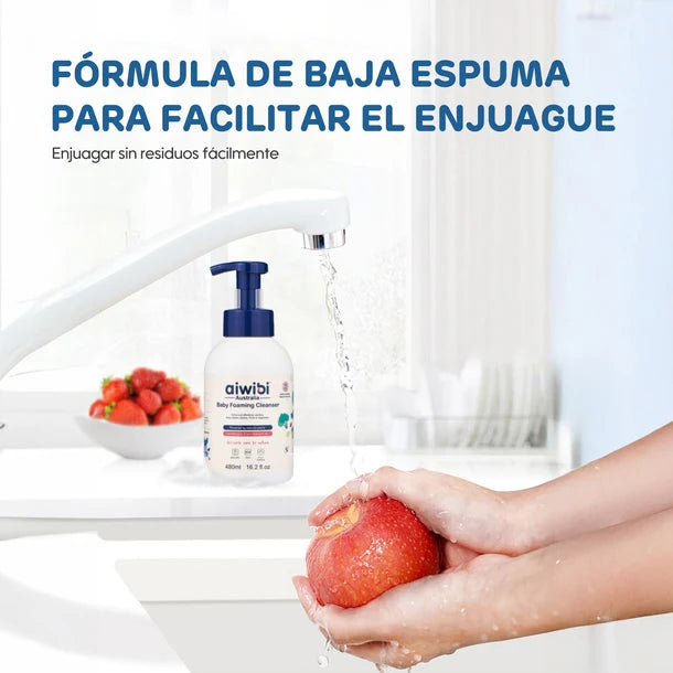 Limpiador de Frutas - Verduras y Mamaderas Aiwibi 480 ml