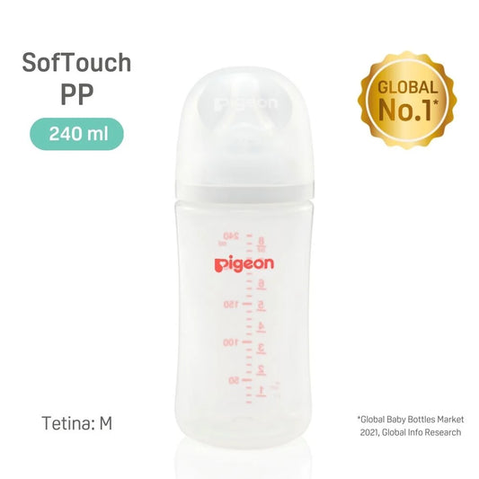 Mamadera PP 240 ml SofTouch Pigeon