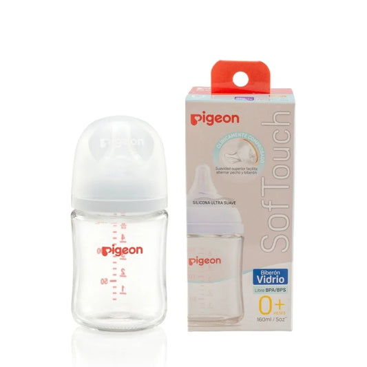 Mamadera vidrio 160 ml SofTouch Pigeon