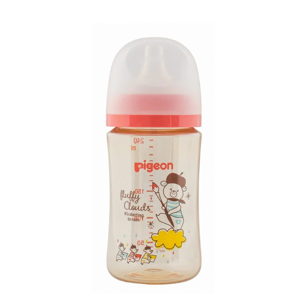 Mamadera PPSU "Bear" 240 ml SofTouch Pigeon