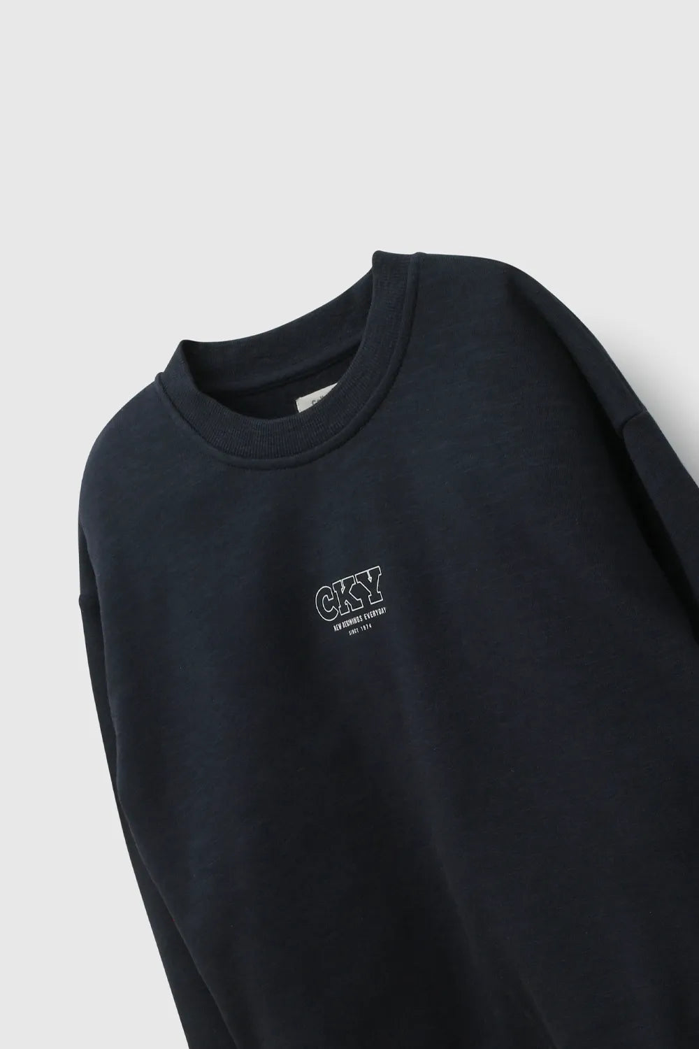 Polerón Estampado Niño Azul