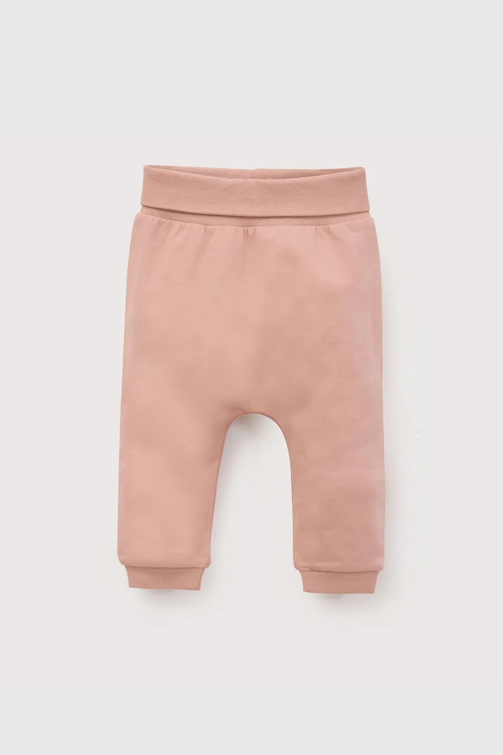 Conjunto cuello vuelos niña rosado Polycotton