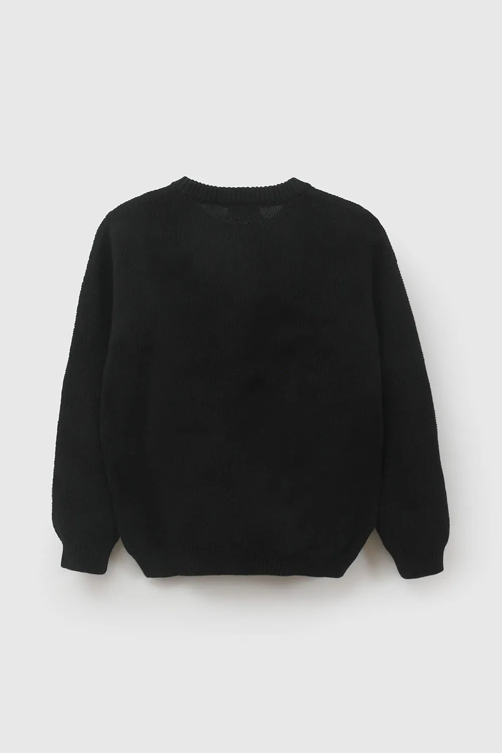 Sweater tejido niño negro