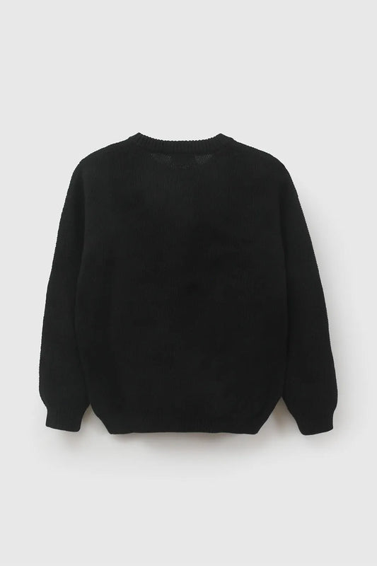 Sweater tejido niño negro