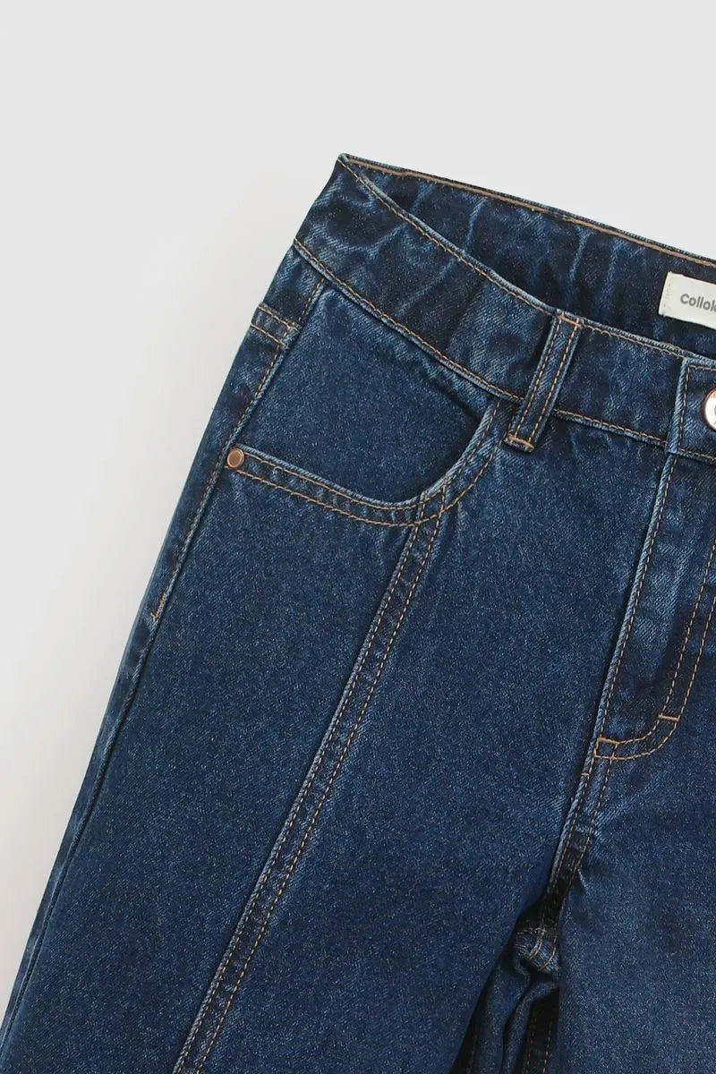 Jeans Culotte Cortes Niña
