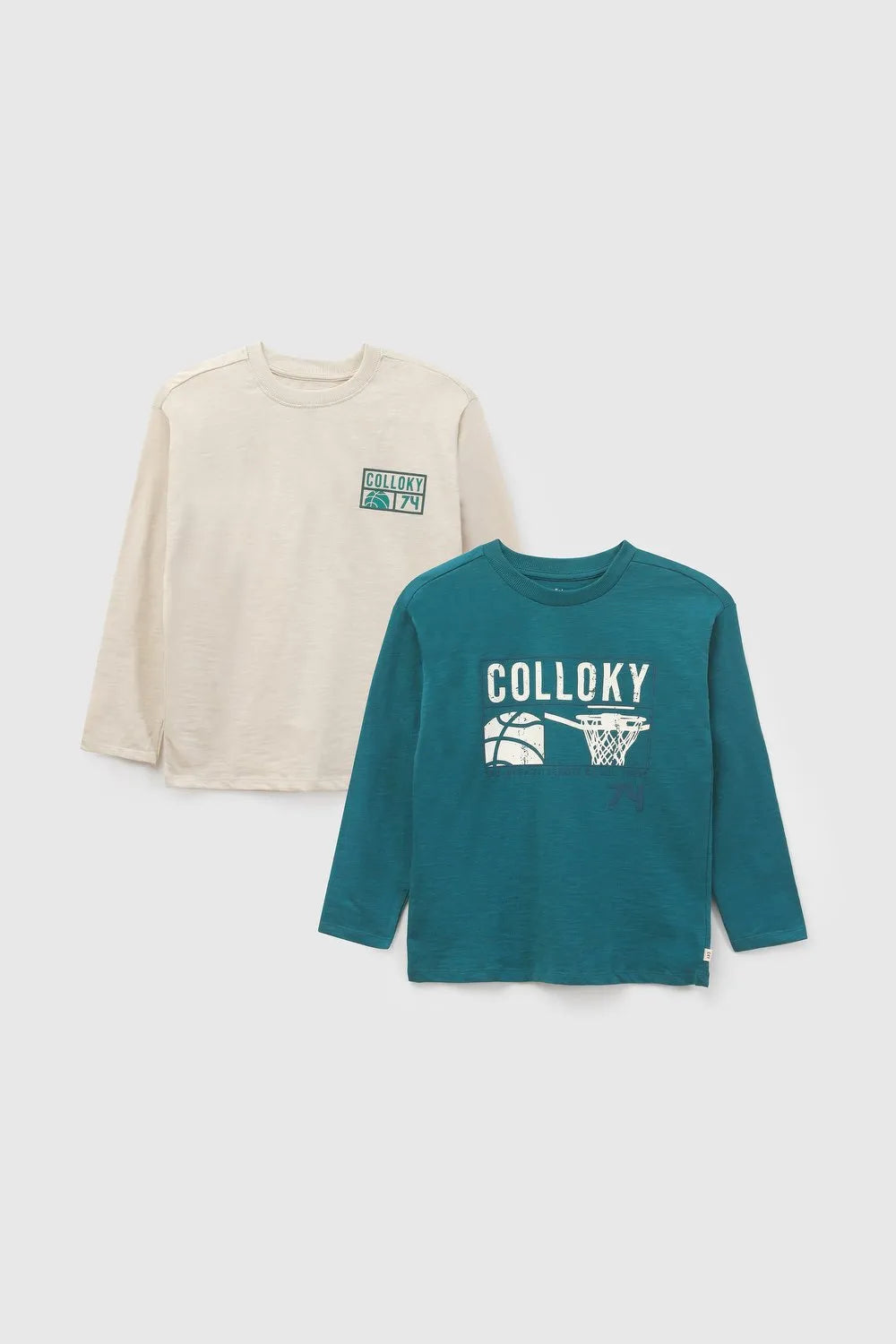 Pack x2 Camisetas con Estampado Niño Multicolor