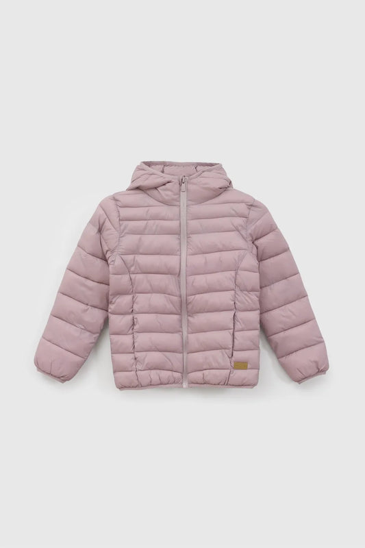 Parka niña morada