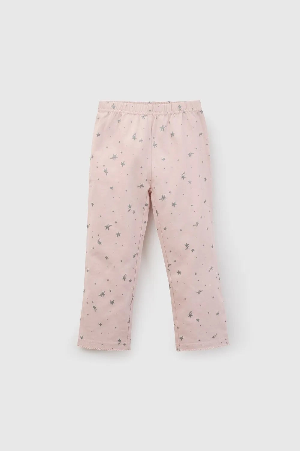 Pijama manga larga Stitch niña rosado
