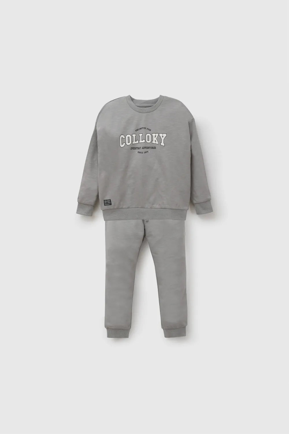 Pantalón Buzo Niño Gris