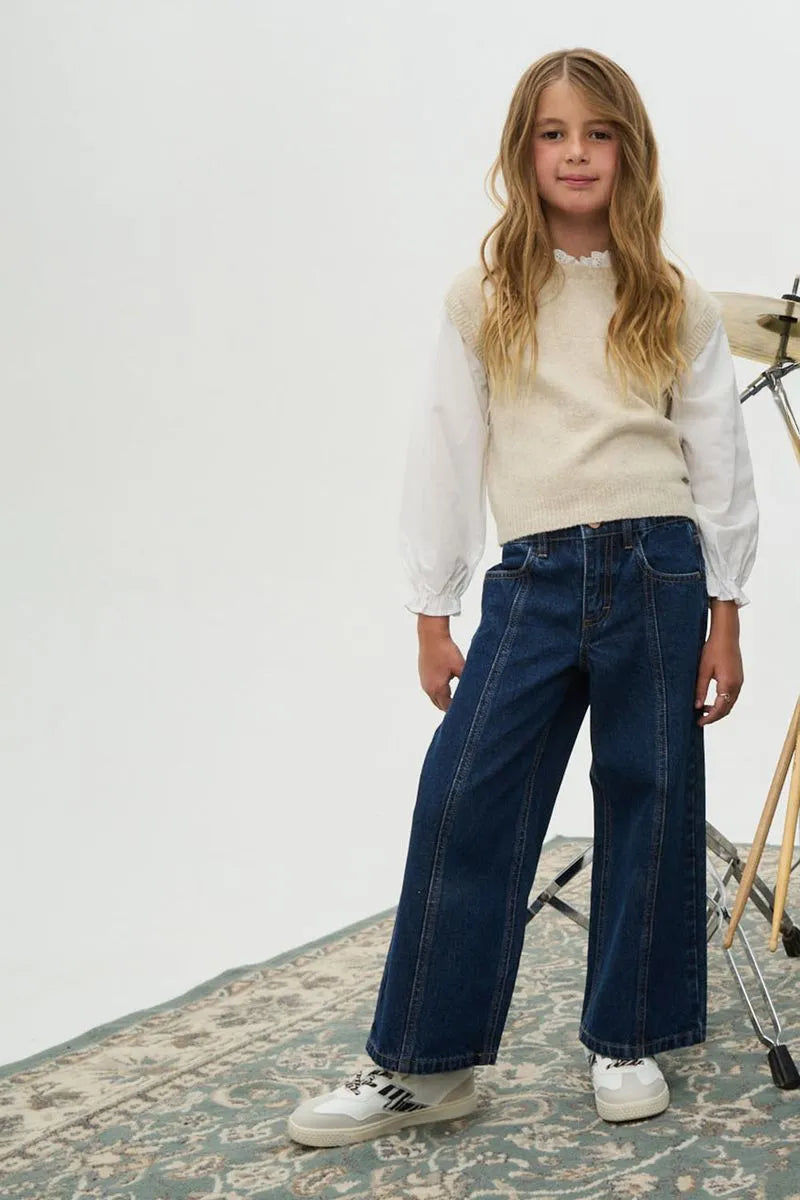 Jeans Culotte Cortes Niña