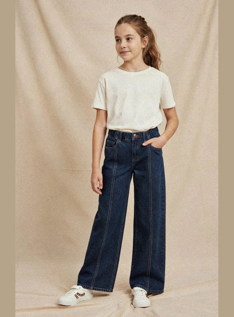 Jeans Culotte Cortes Niña