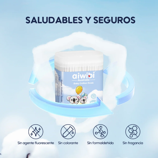 Cotonitos de Algodón para bebés