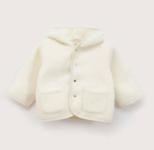 Chaqueta Bebe Unisex Blanco
